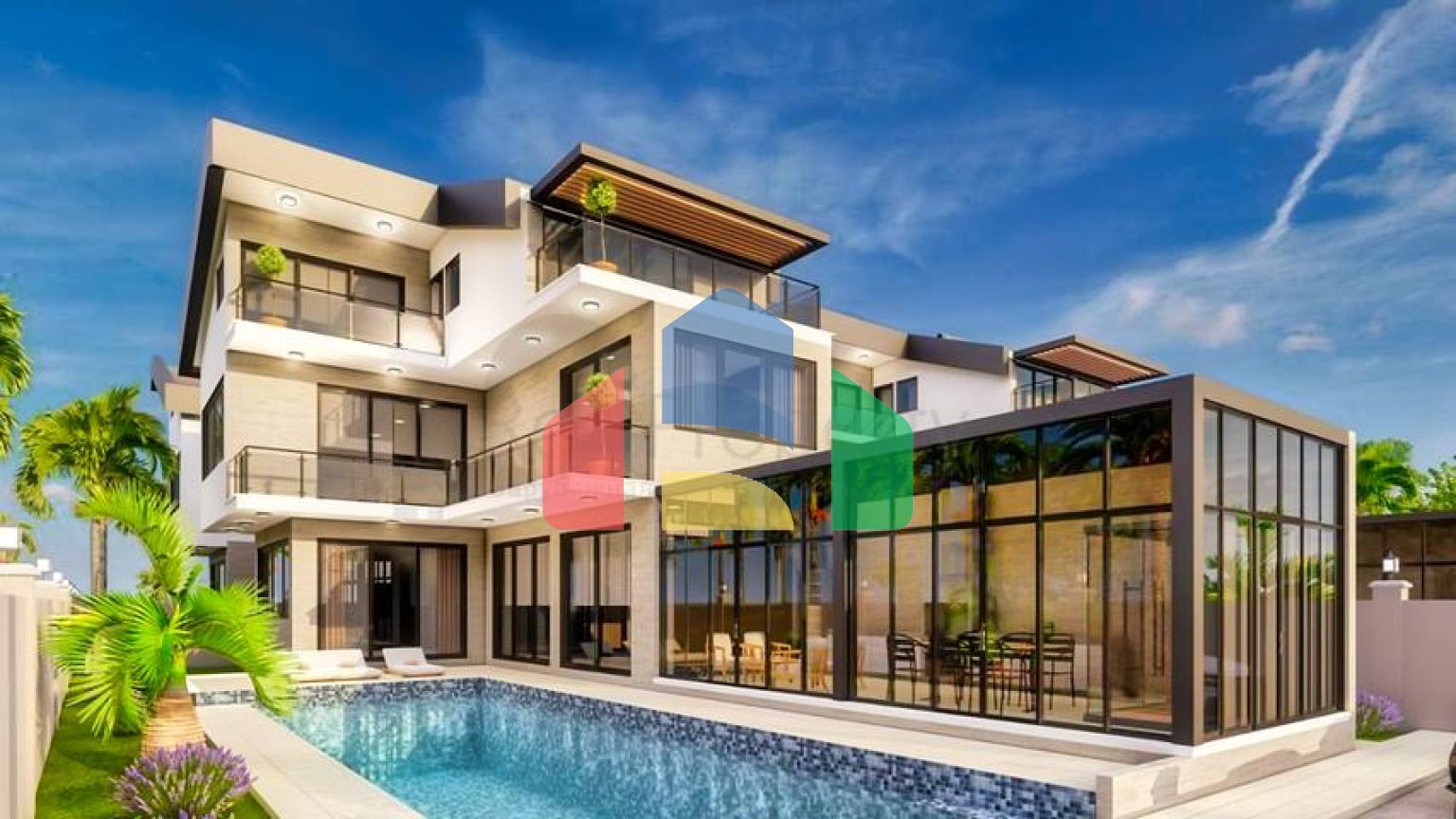 Вілли планування 5 + 1 в районі Белек - Анталія