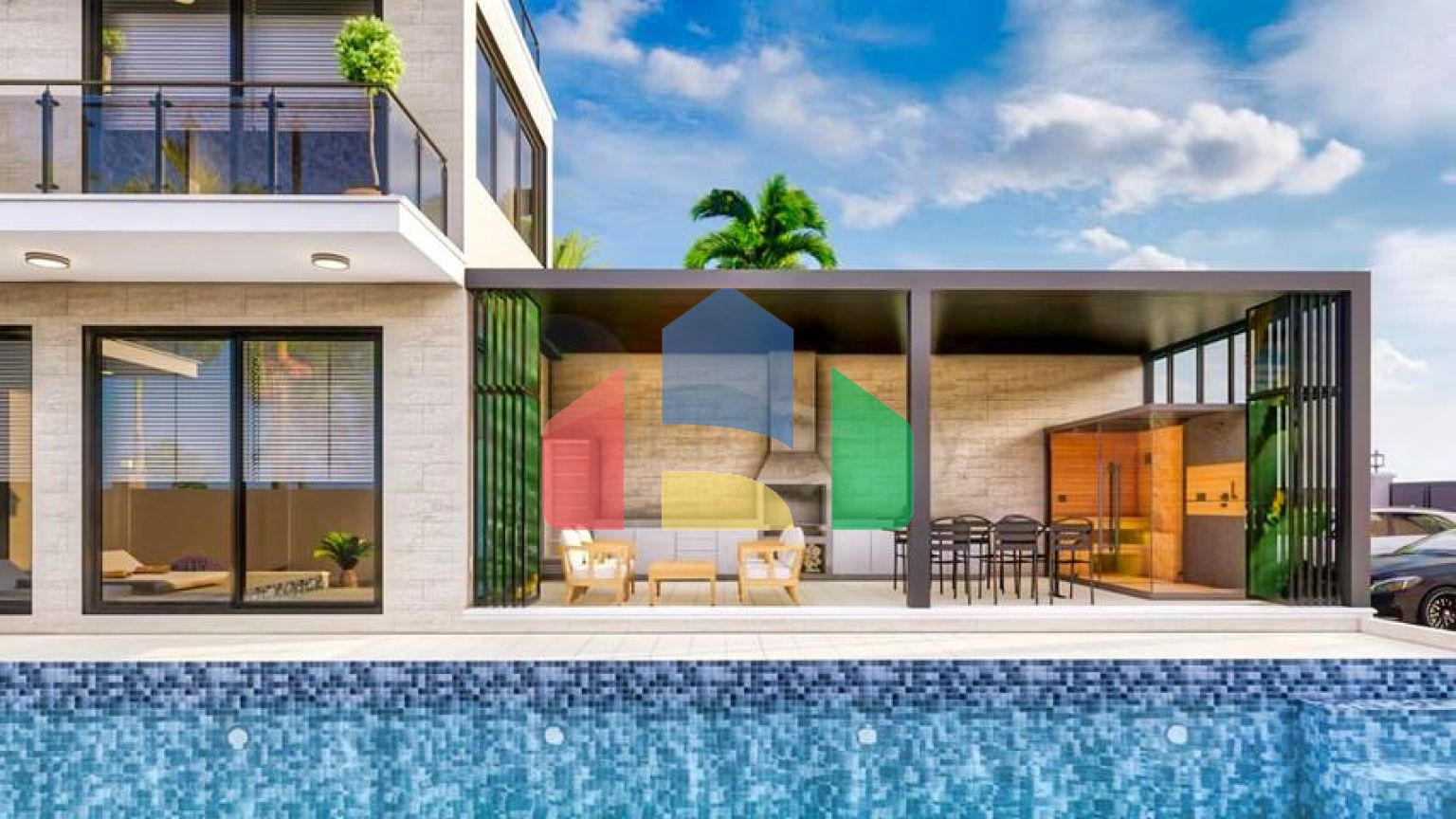 Вілли планування 5 + 1 в районі Белек - Анталія