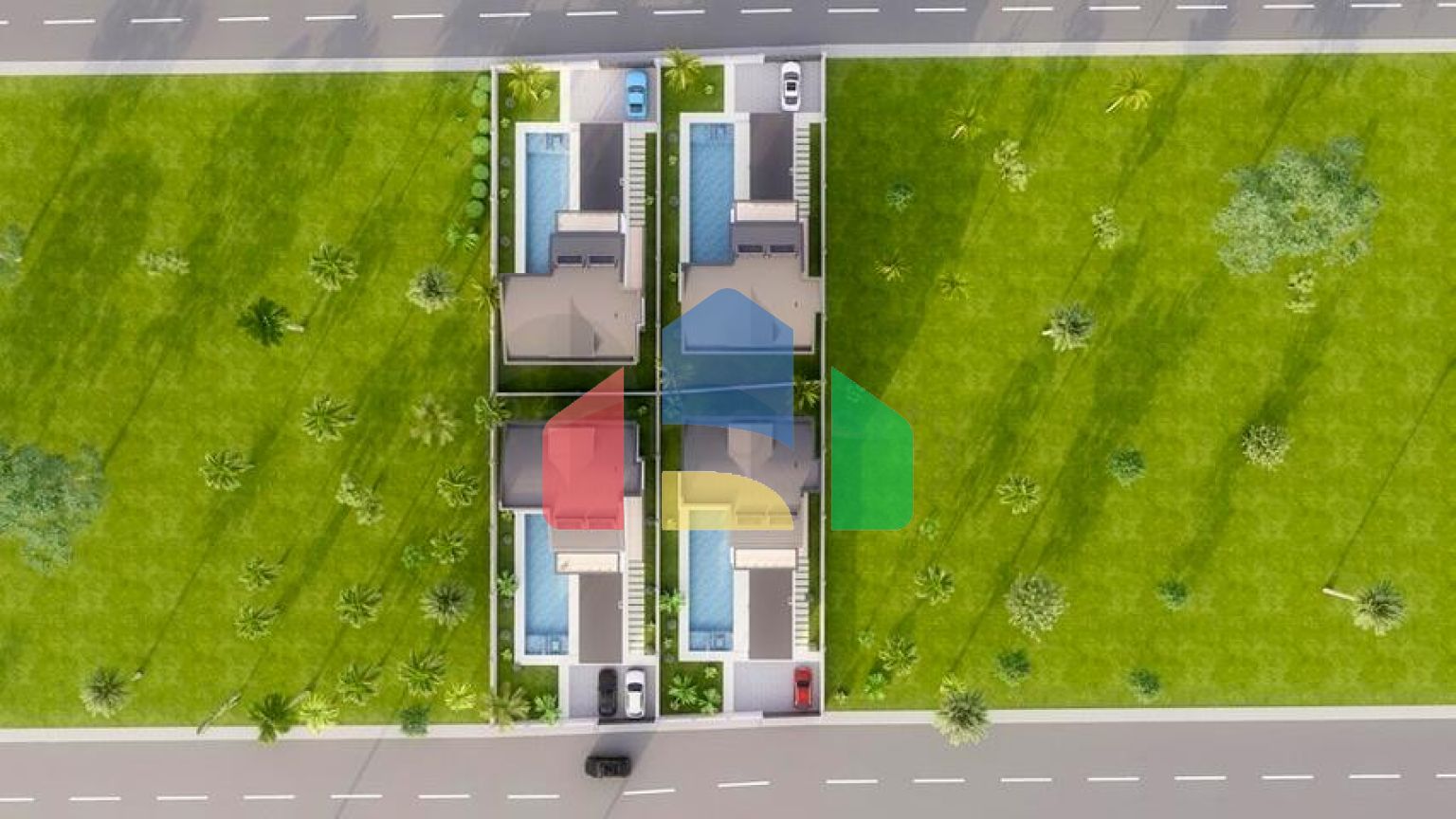 Вілли планування 5 + 1 в районі Белек - Анталія