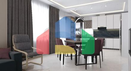 The apartment layout 1+1,3+1 in the Belek - Antalya area