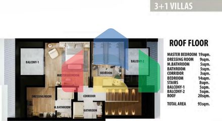 Виллы планировки 3+1 и 4+1 в районе Сиде - Анталия