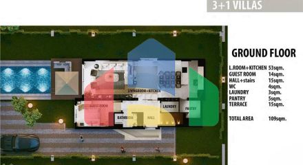 Виллы планировки 3+1 и 4+1 в районе Сиде - Анталия