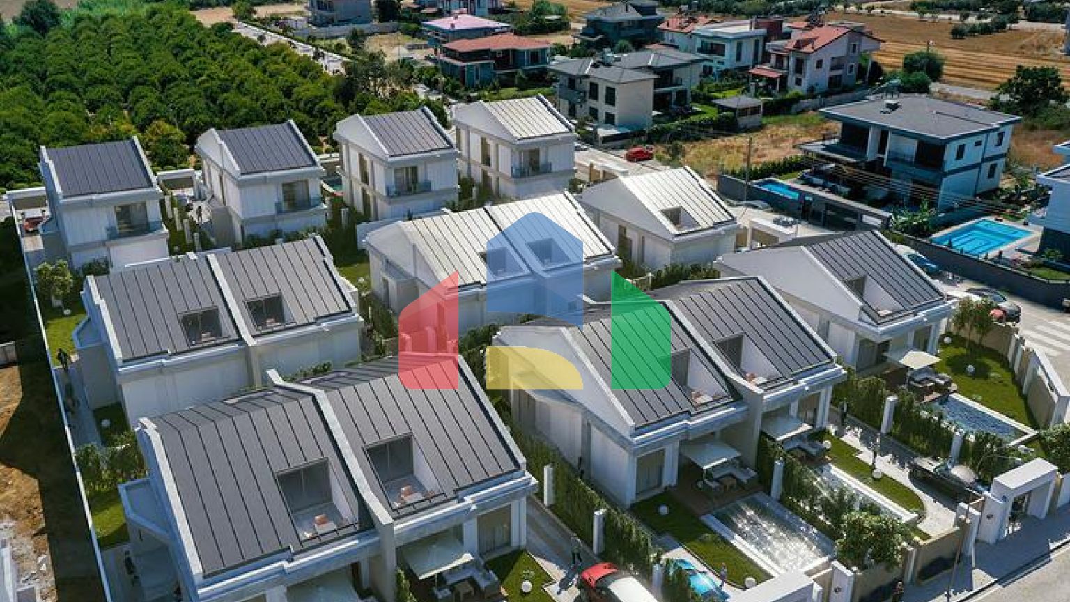 Виллы планировки 3+1 и 4+1 в районе Сиде - Анталия