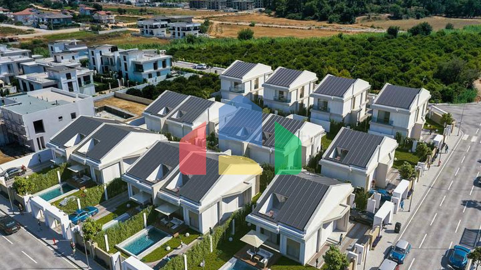 Виллы планировки 3+1 и 4+1 в районе Сиде - Анталия