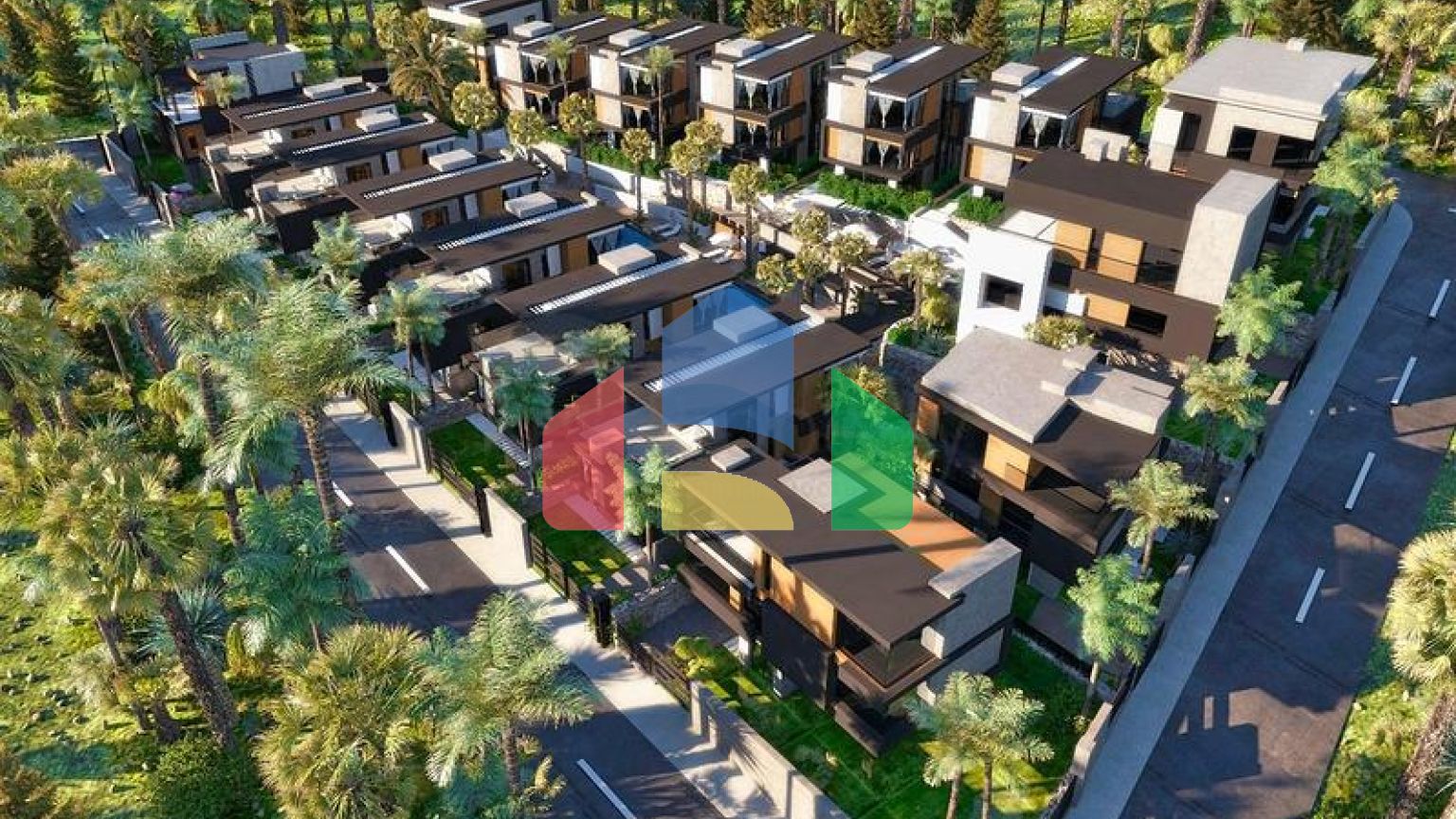 Вілли планування 4 + 1 в районі Сіде - Анталія