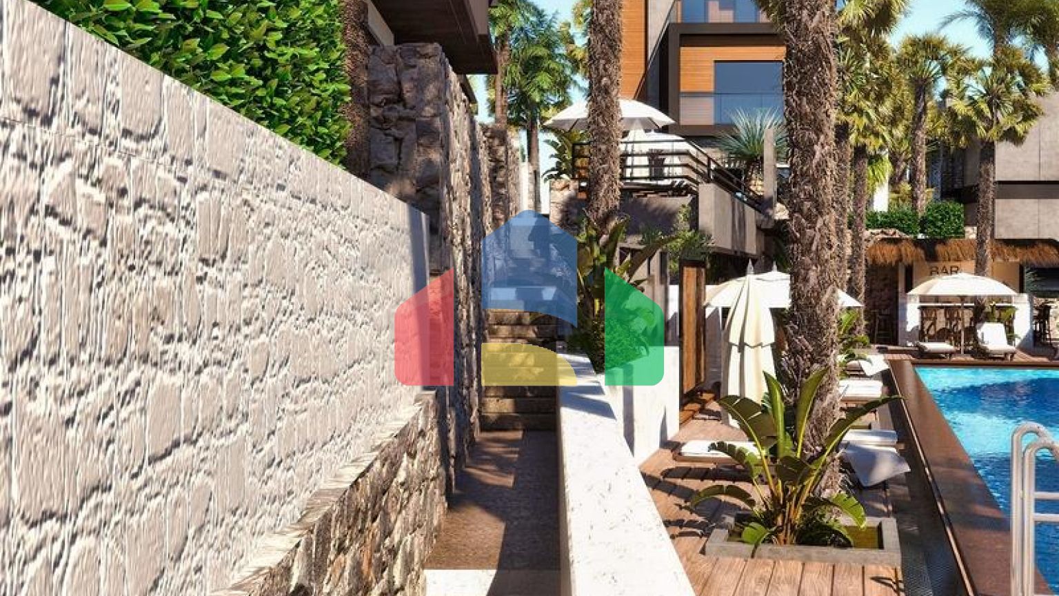 Вілли планування 4 + 1 в районі Сіде - Анталія