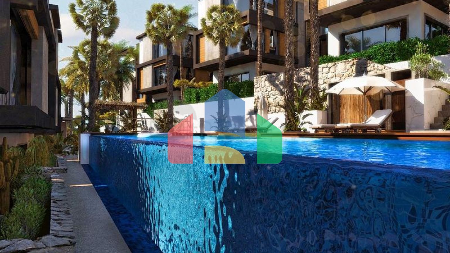 Вілли планування 4 + 1 в районі Сіде - Анталія