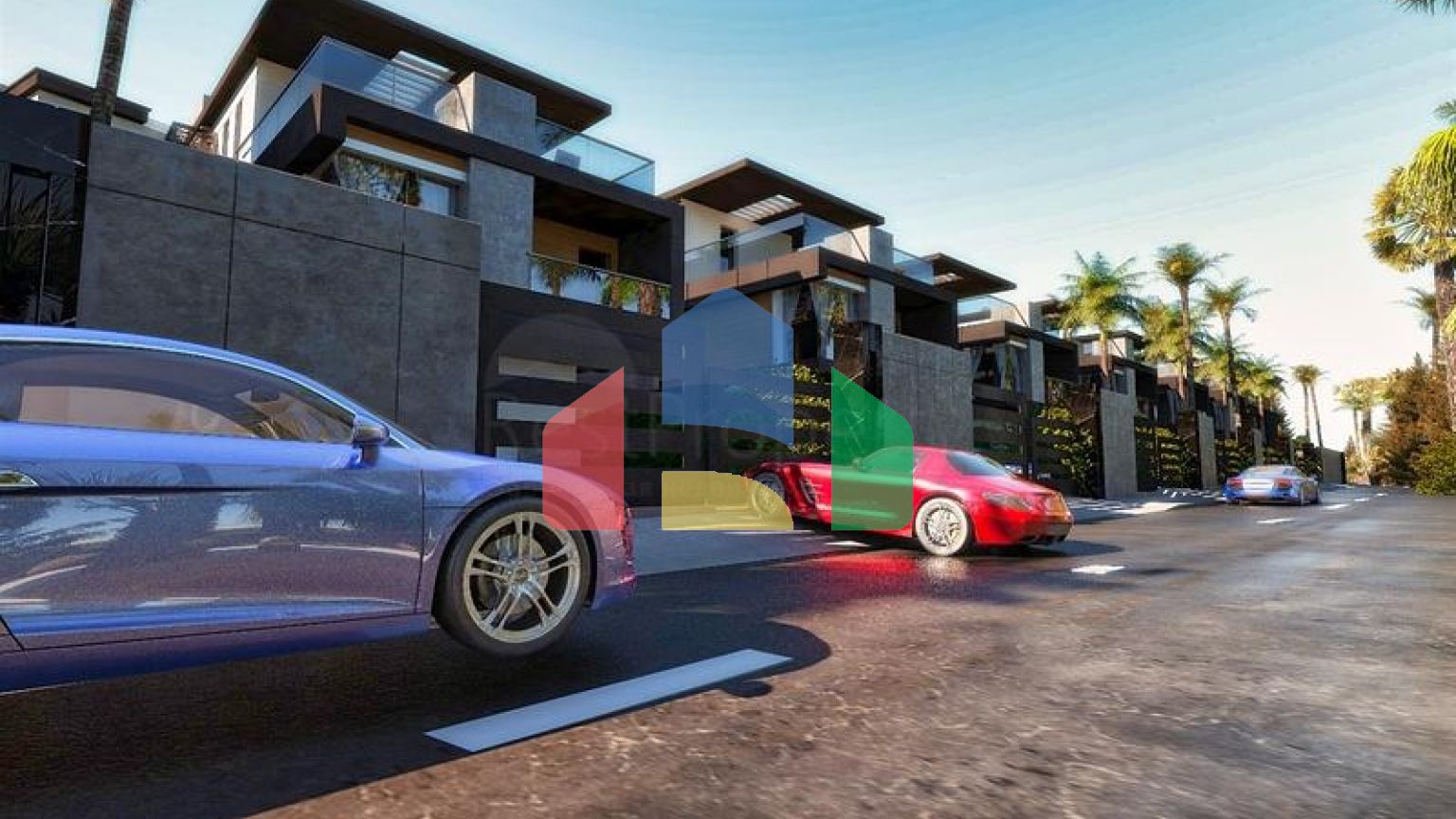 Вілли планування 4 + 1 в районі Сіде - Анталія