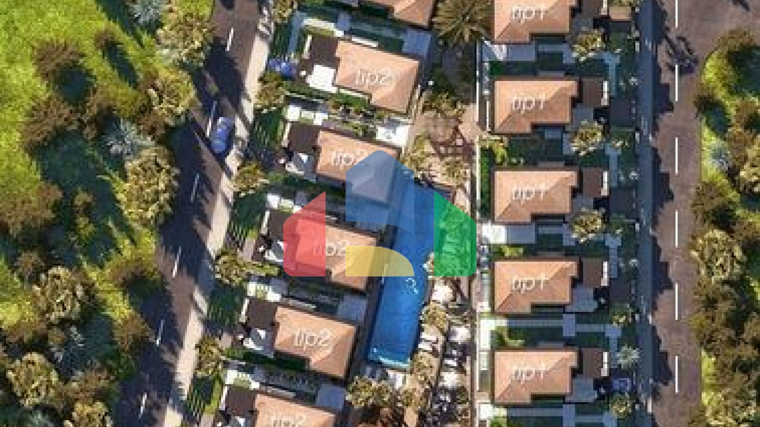 Вілли планування 4 + 1 в районі Сіде - Анталія