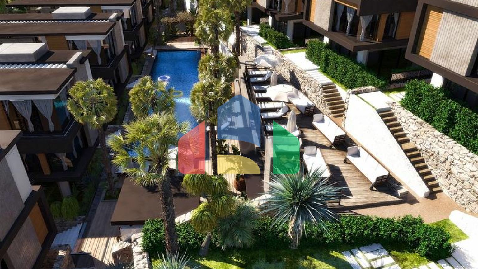 Вілли планування 4 + 1 в районі Сіде - Анталія