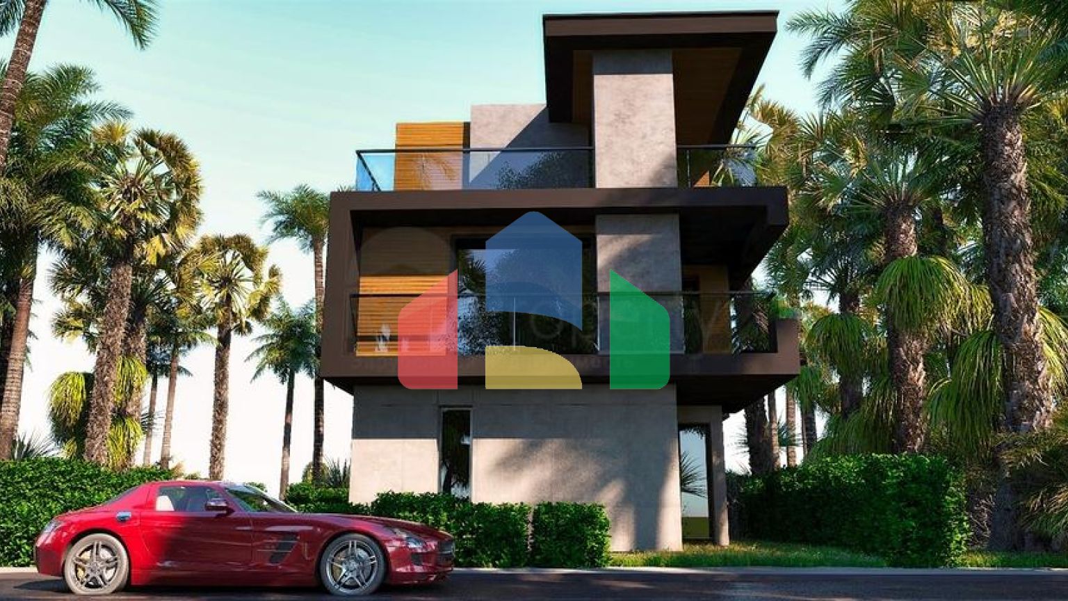 Вілли планування 4 + 1 в районі Сіде - Анталія