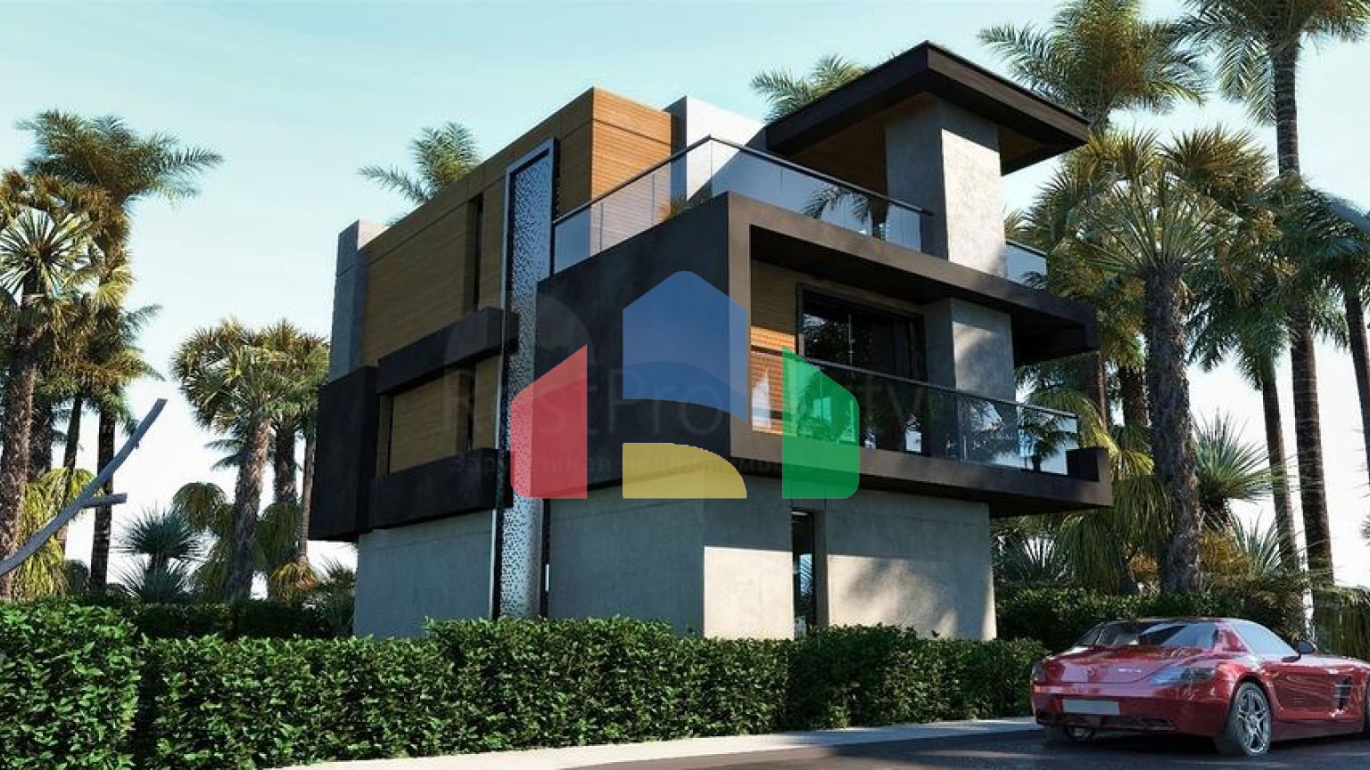 Вілли планування 4 + 1 в районі Сіде - Анталія