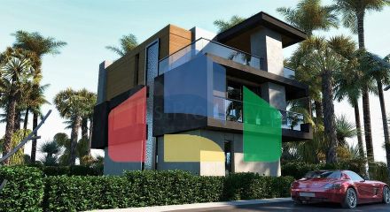 Вілли планування 4 + 1 в районі Сіде - Анталія