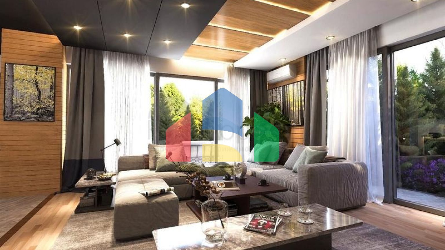 Вілли планування 4 + 1 в районі Сіде - Анталія