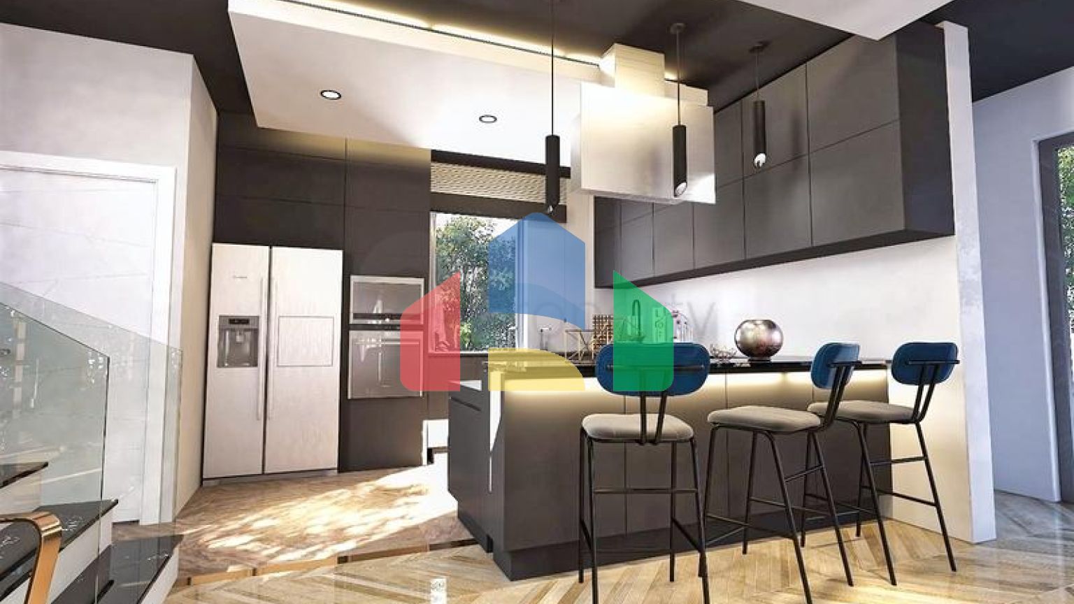 Вілли планування 4 + 1 в районі Сіде - Анталія