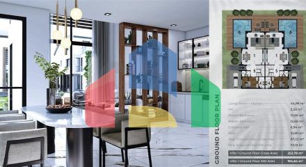 Вилла планировки 5+1 в районе Сиде - Анталия