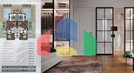 Вілла планування 5 + 1 в районі Сіде - Анталія