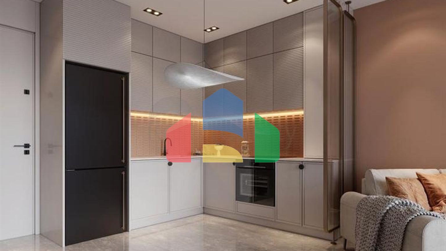 Масштабный жилой комплекс на стадии строительства в районе Арпачбахшиш