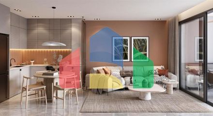 Масштабный жилой комплекс на стадии строительства в районе Арпачбахшиш