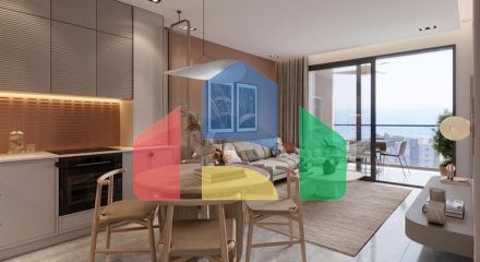 Масштабный жилой комплекс на стадии строительства в районе Арпачбахшиш