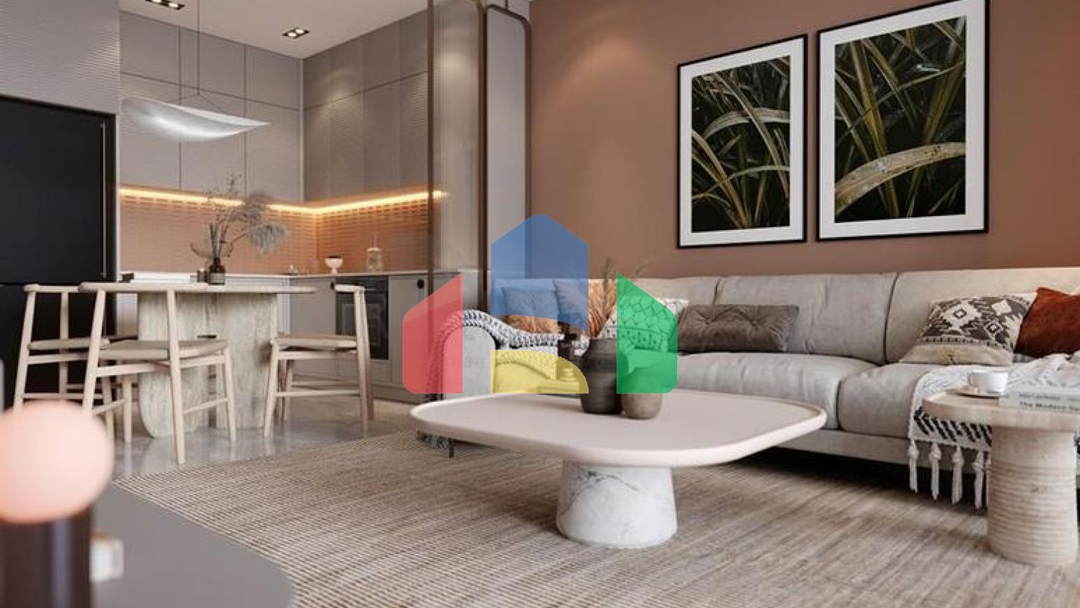 Масштабный жилой комплекс на стадии строительства в районе Арпачбахшиш