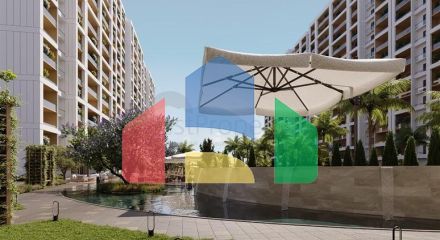 Масштабный жилой комплекс на стадии строительства в районе Арпачбахшиш