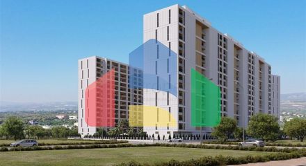 Масштабный жилой комплекс на стадии строительства в районе Арпачбахшиш