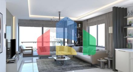Apartments in a premium segment complex under construction, 150 meters from the sea