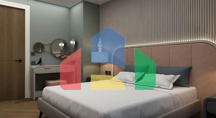 Квартира планування 2 + 1 в районі Фетхіє