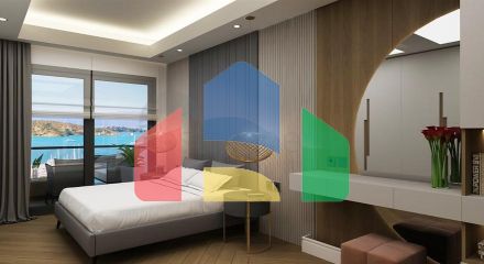 Квартира планировки 2+1 в районе Фетхие