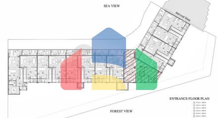 Квартира планировки 2+1 в районе Фетхие