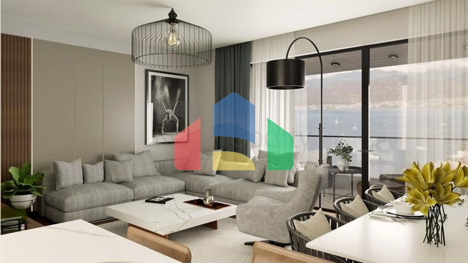 Квартира планировки 2+1 в районе Фетхие