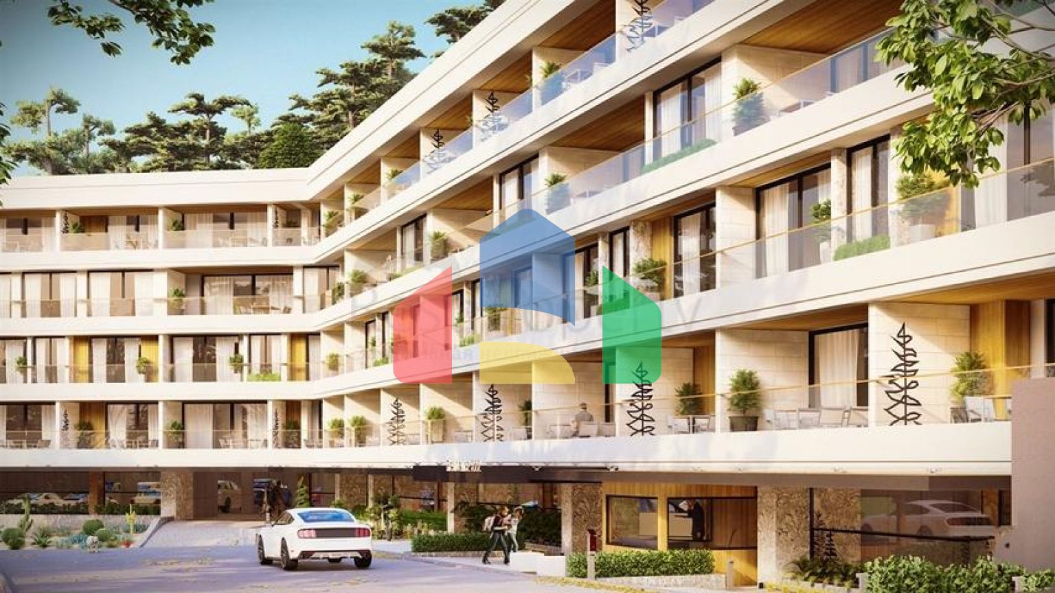 Квартира планировки 2+1 в районе Фетхие