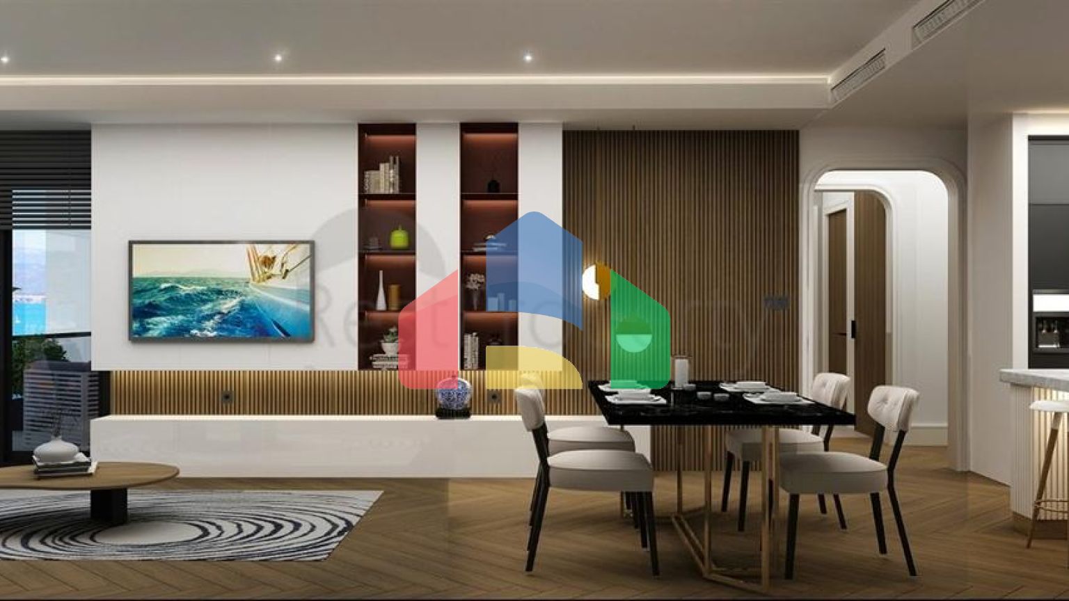 Квартира планировки 2+1 в районе Фетхие