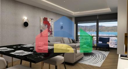 Квартира планировки 2+1 в районе Фетхие