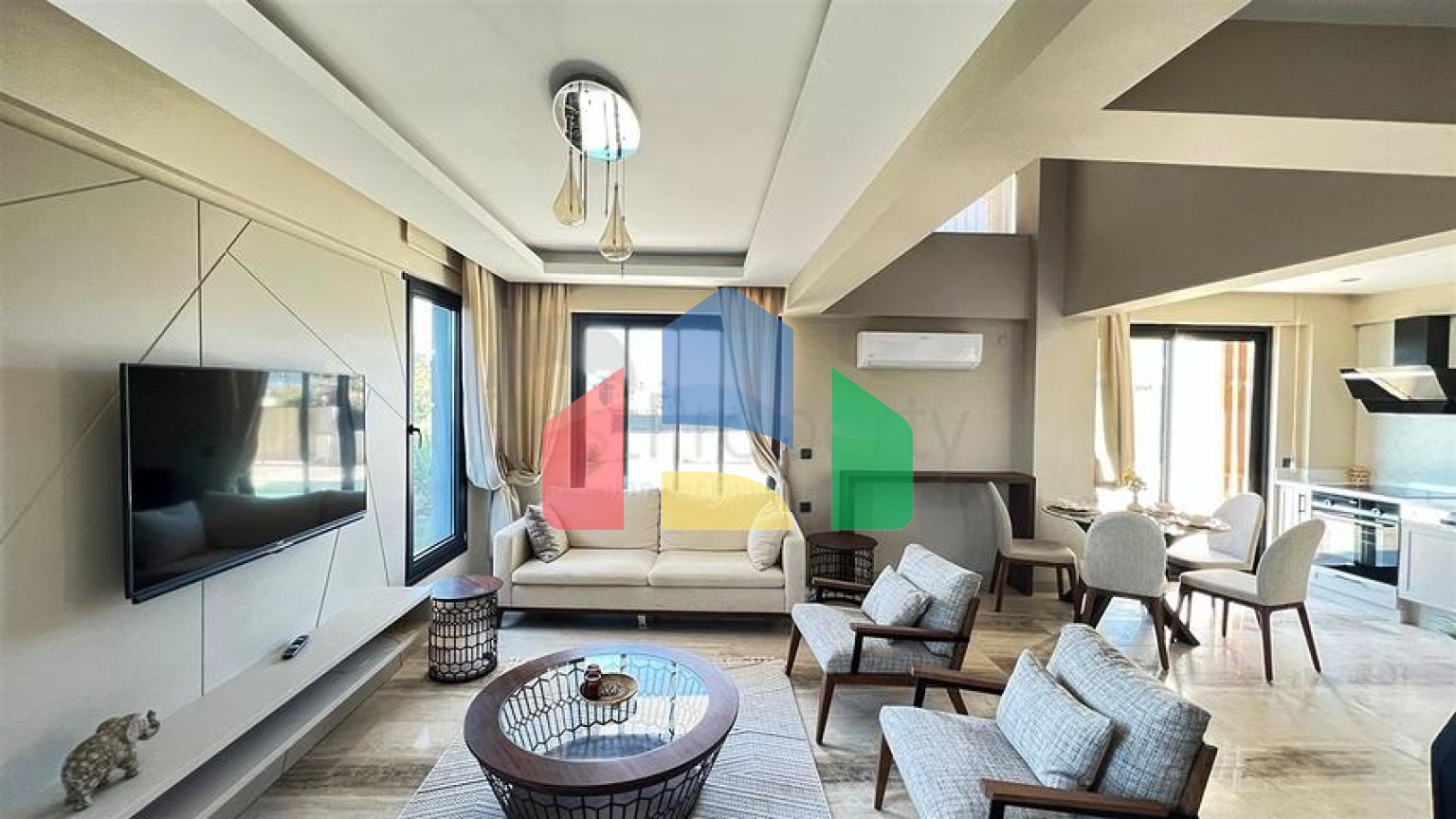 Вілла планування 4 + 1 в районі Фетхіє - Анталія