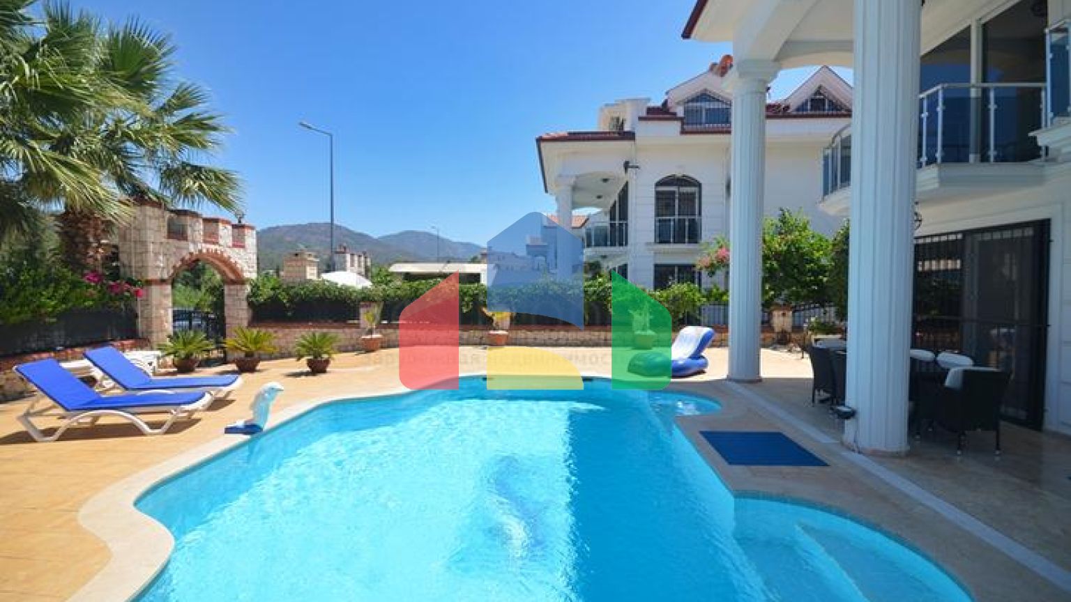 Вілла планування 3 + 1 в районі Фетхіє - Анталія