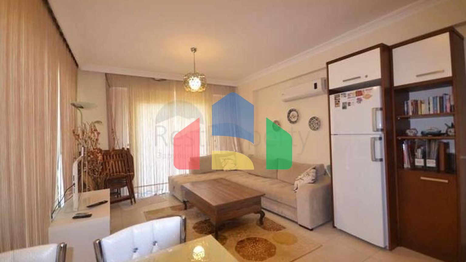 Квартира планировки 2+1 в районе Фетхие