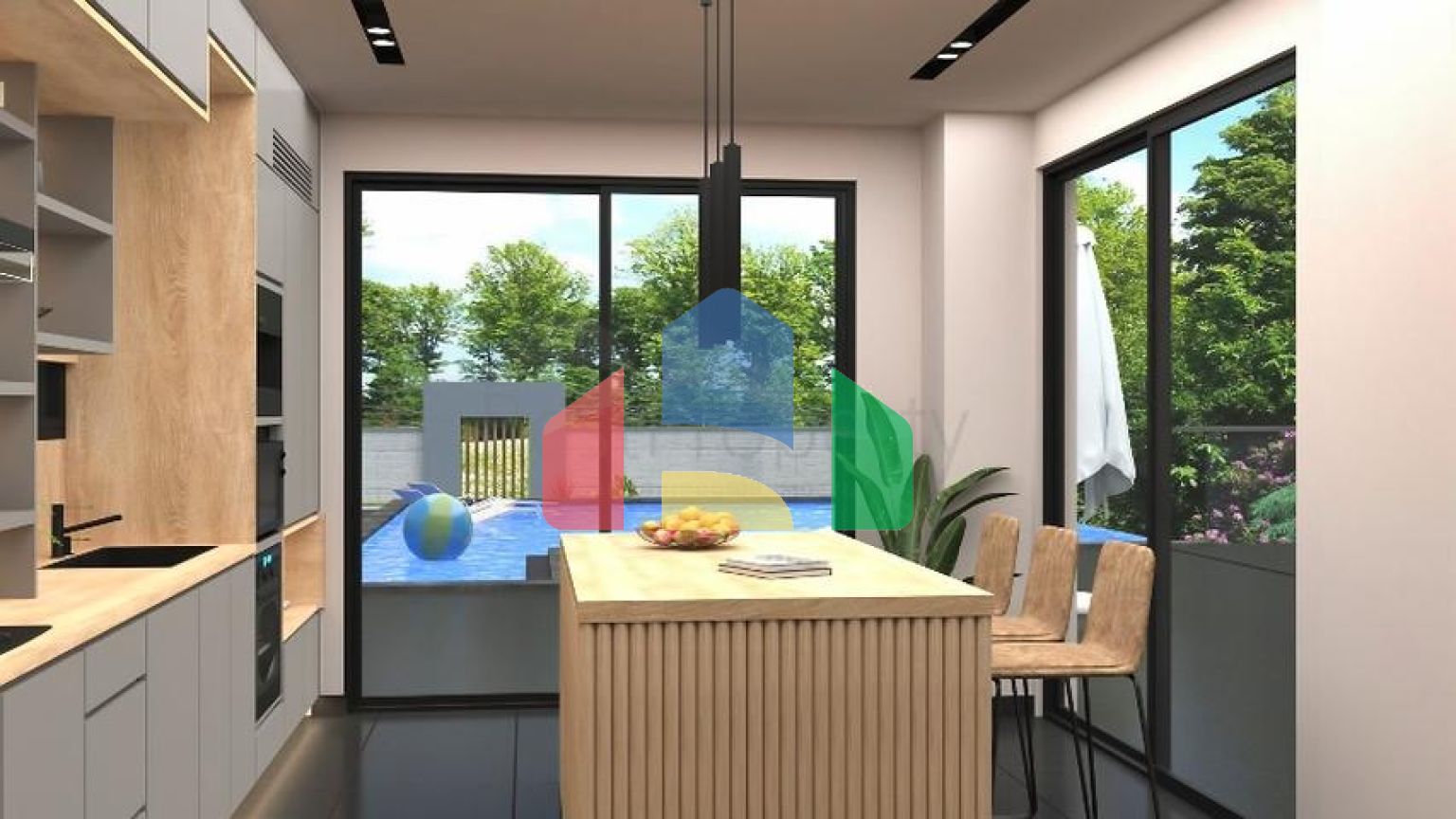 Вілла планування 4 + 1 в районі Фетхіє - Анталія