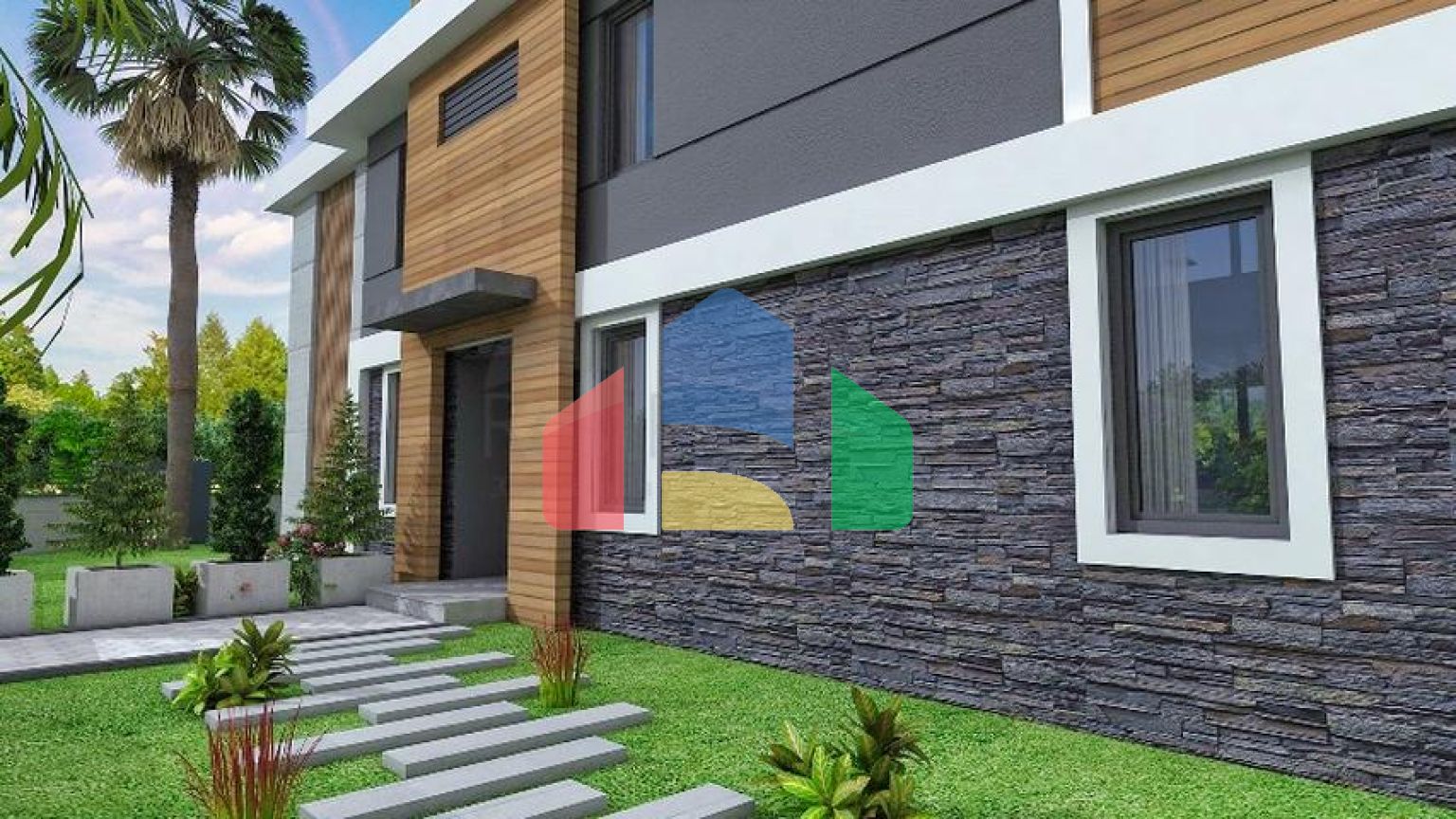 Вілла планування 4 + 1 в районі Фетхіє - Анталія