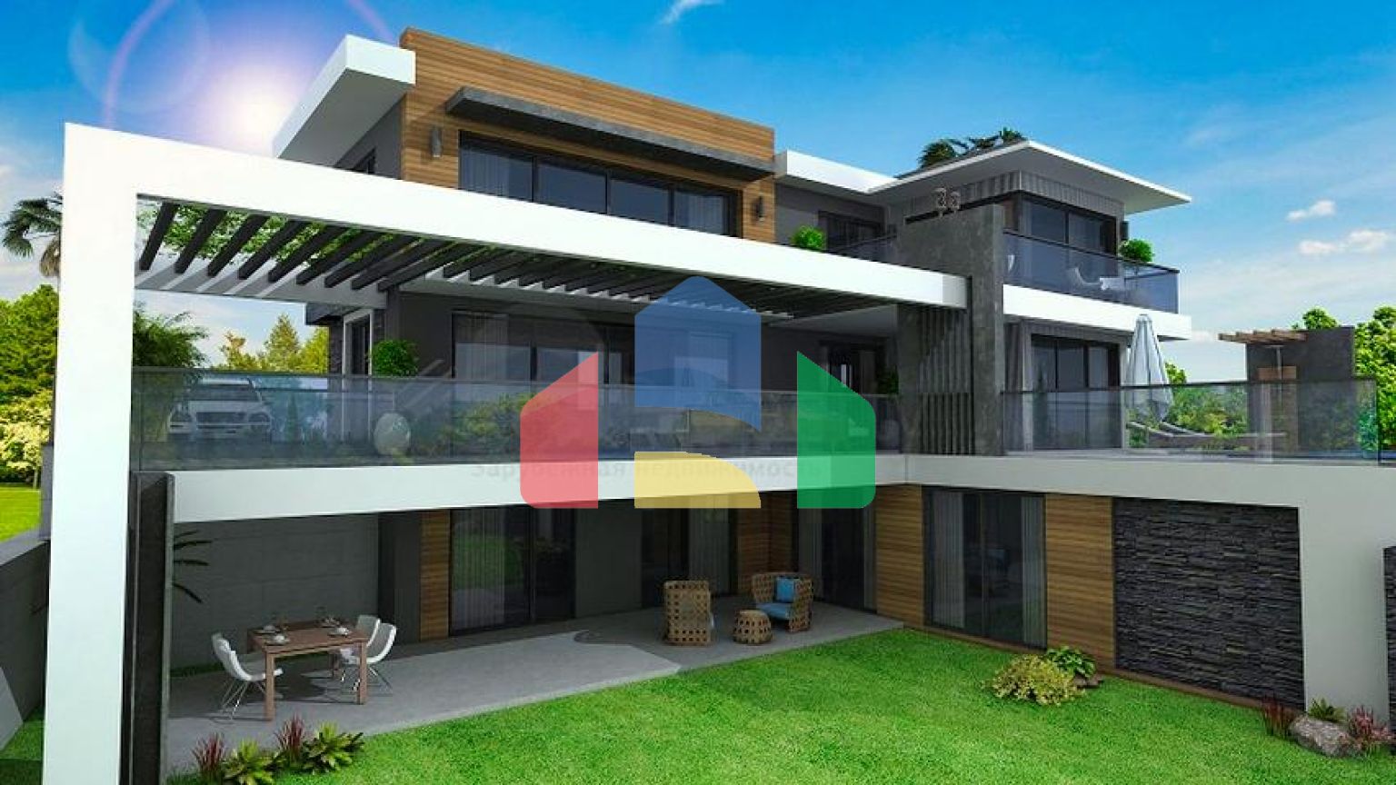 Вілла планування 4 + 1 в районі Фетхіє - Анталія