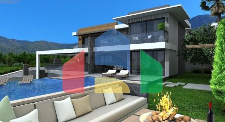 Вілла планування 4 + 1 в районі Фетхіє - Анталія