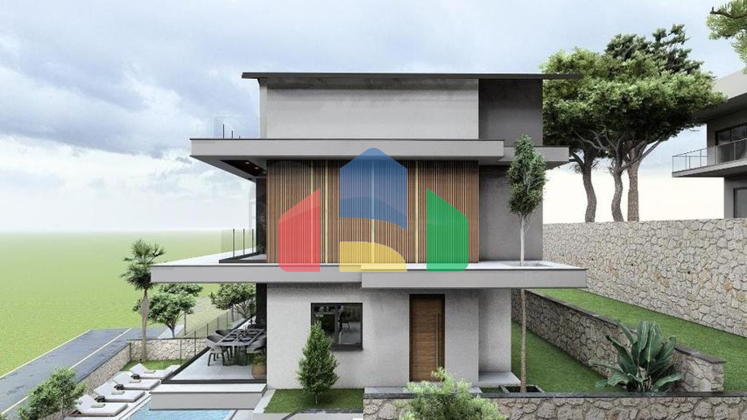 Вілла планування 4 + 1 в районі Фетхіє - Анталія