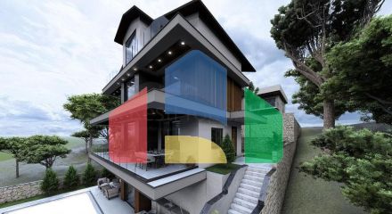 Вілла планування 4 + 1 в районі Фетхіє - Анталія