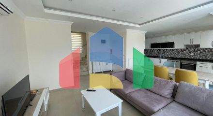 Квартира 2+1 с видом на горы , с большим бассейном -  Оваджыик