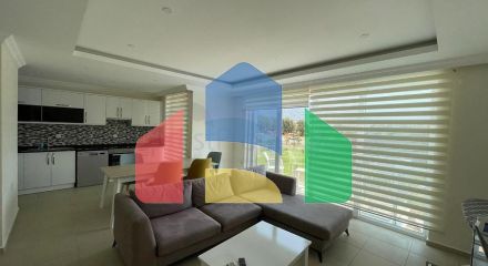 Квартира 2+1 с видом на горы , с большим бассейном -  Оваджыик