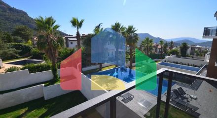 Вилла планировки 5+1 в районе Фетхие - Анталия