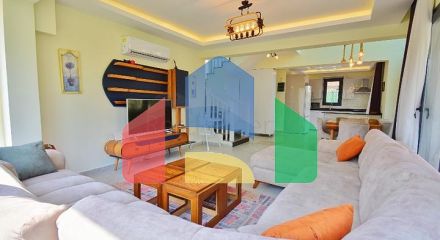 Вилла планировки 4+1 в районе Фетхие