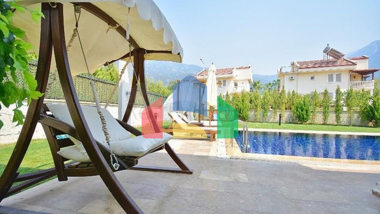 Вилла планировки 4+1 в районе Фетхие