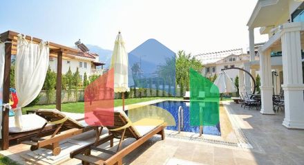 Вилла планировки 4+1 в районе Фетхие